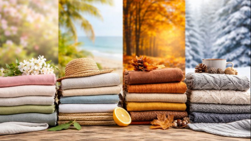 Conforto ao longo do ano com o tecido ideal segundo Cristiane Ruon dos Santos.